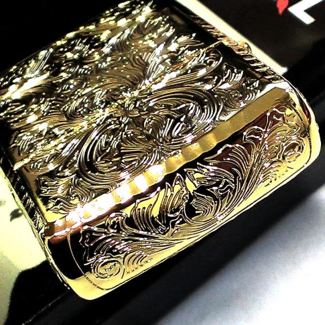 ZIPPO アーマー 5面繊細彫刻 アラベスク ジッポ ライター 中世