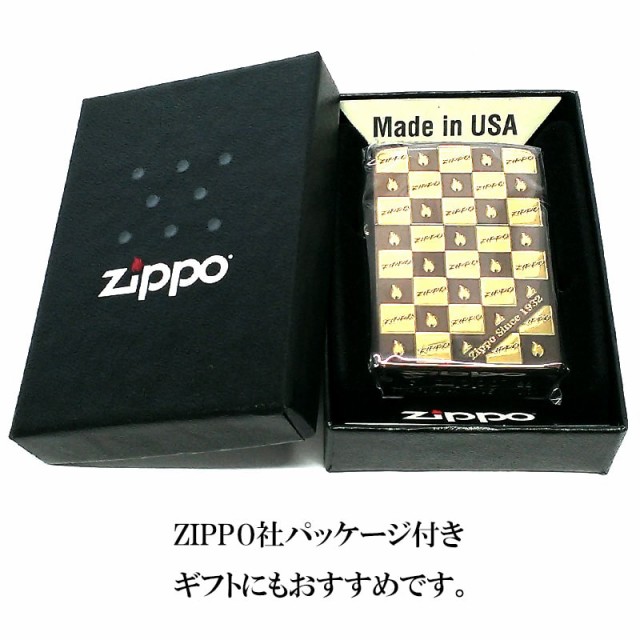 ZIPPO ライター ファイヤーマーク モノグラム ジッポ 炎