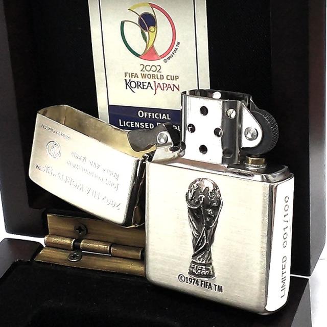 ZIPPO レア シリアルNo.001 一点物 FIFA 2002 ワールドカップ