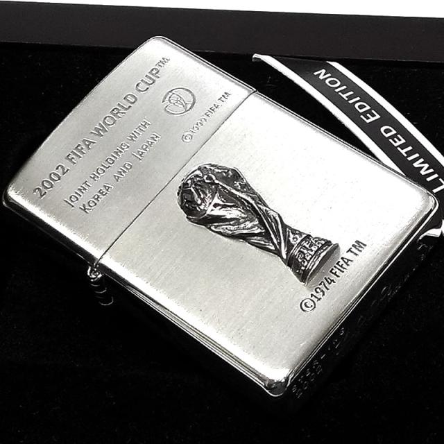 2002 FIFA WORLD CUP 純銀ジッポー ZIPPO レア シリアルNo.001 一点物 FIFA 2002 ワールドカップ