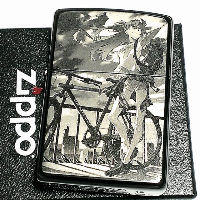 ZIPPO エヴァンゲリオン アスカ/自転車 ジッポ ライター 限定