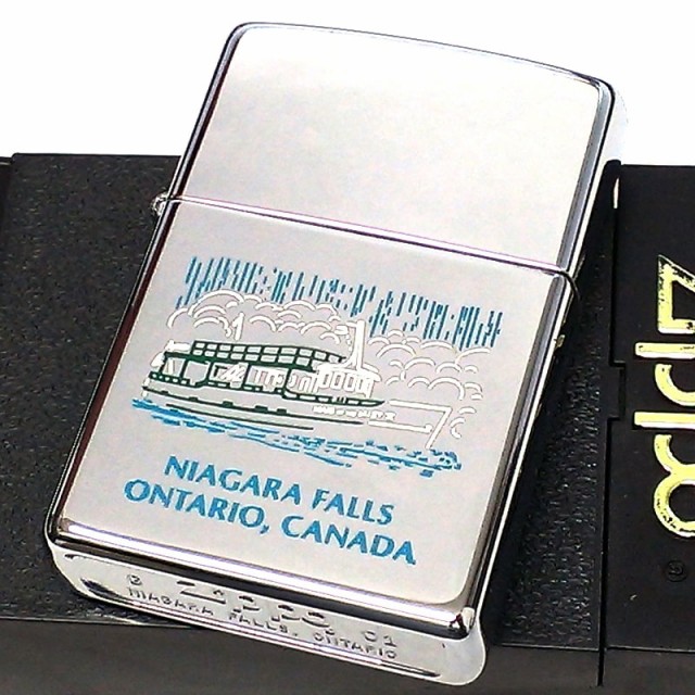 ZIPPO ライター カナダ製 2001年製 ナイアガラの滝 オンタリオ製 廃盤