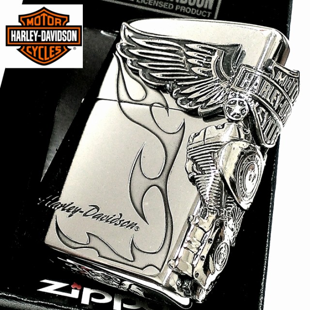 絶賛レビュー続出 Zippo ライター ハーレーダビッドソン ジッポ シルバー燻し 大型3面メタル 彫刻 かっこいい 日本限定モデル おしゃれ ウィング セール開催中 Lovemesomegadgets Com