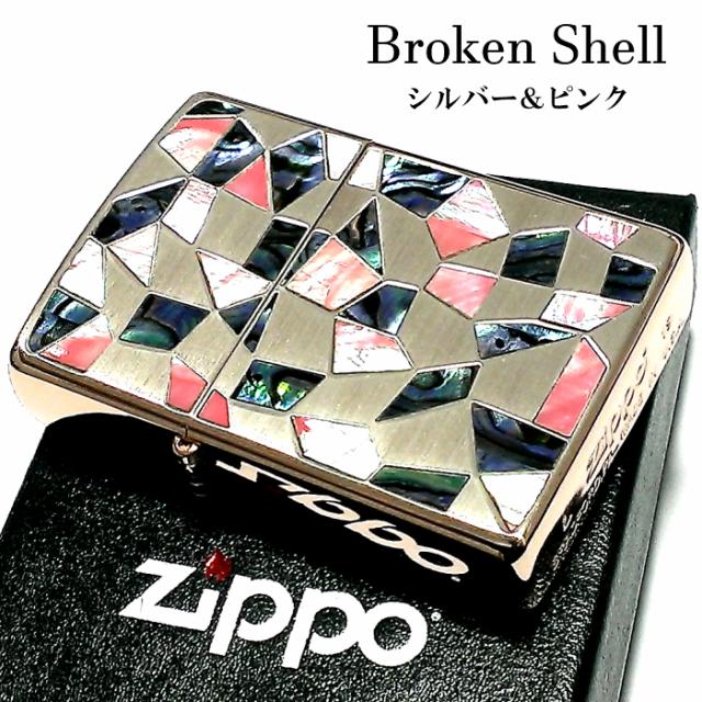 公式の Zippo ライター ジッポ シェル シルバー ピンクゴールドメッキ 鏡面 天然貝象嵌 シェルイン 両面加工 おしゃれ かっこいい メンズ レディ 魅力的な Olsonesq Com