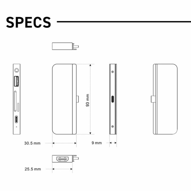 特価大特価 HyperDrive iPad Pro専用 6in1 USB-C Hub 最新iPad Pro対応 拡張 6ポート 4K高画質 持ち運びに便利 PD機能 HDMI変換アダプター USB 3.1ポの通販はau PAY マーケット - DRESCCO|商品ロットナンバー:496933991 爆買い100%新品