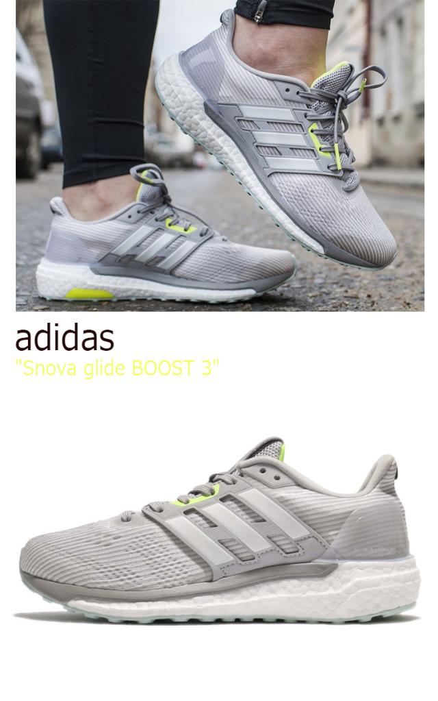 目玉商品 アディダス スニーカー Adidas レディース エスノバ グライド ブースト3 グレー ホワイト Ba9937 シューズ 肌触りがいい Www Bnooon Com