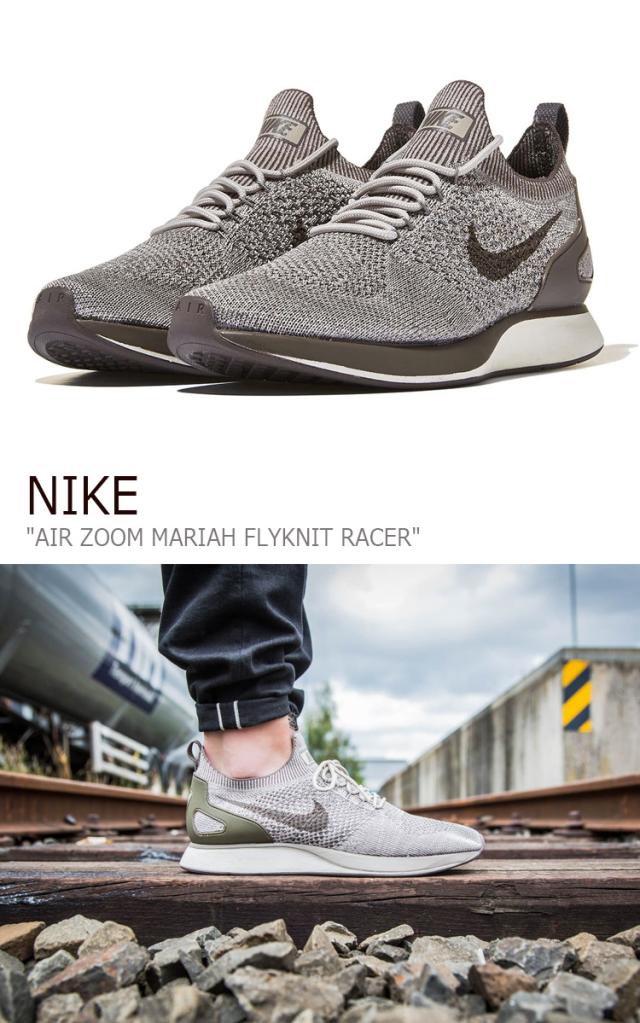 好評継続中 ナイキ スニーカー Nike メンズ レディース エアズーム マライア フライニット レーサー マシュマロ チャコール 9164 0 シューズ 手数料安い Www Bnooon Com