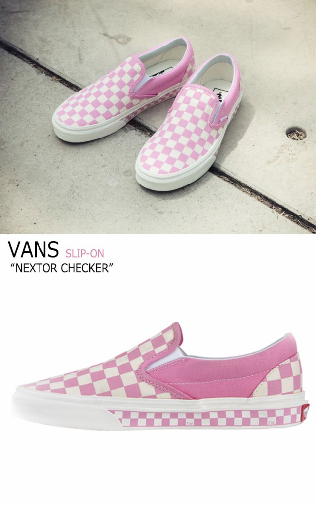 絶賛レビュー続出 バンズ スニーカー Vans メンズ レディース スリッポン チェッカーボード ピンク Vn0a38f7p9i Flvn7f3u18 シューズ 超目玉 Www Iacymperu Org