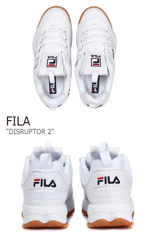 になってい フィラ White Brown ホワイト ブラウン FS1HTA1072X シューズの通販はau PAY マーケット - nuna|商品ロットナンバー:308173932 スニーカー FILA メンズ レディース DISRUPTOR 2 ディスラプター2 ディスラプ