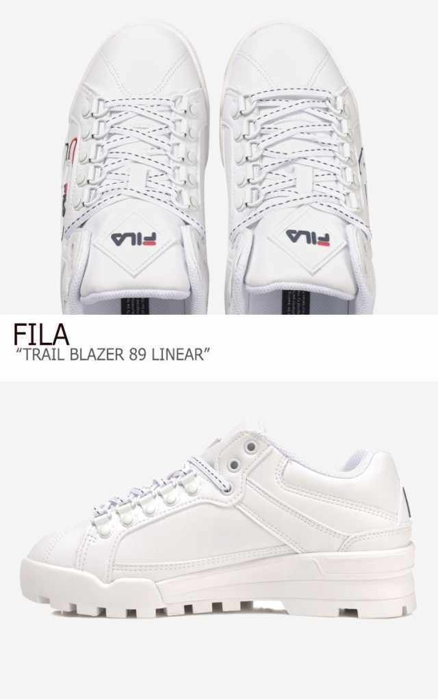 高品質正規品 フィラ ブレザー89 リニア― WHITE ホワイト FS1HTB1145X シューズの通販はau PAY マーケット - DRESCCO|商品ロットナンバー:496937151 スニーカー FILA メンズ レディース TRAIL BLAZER 89 LINEAR トレイル 超歓迎格安