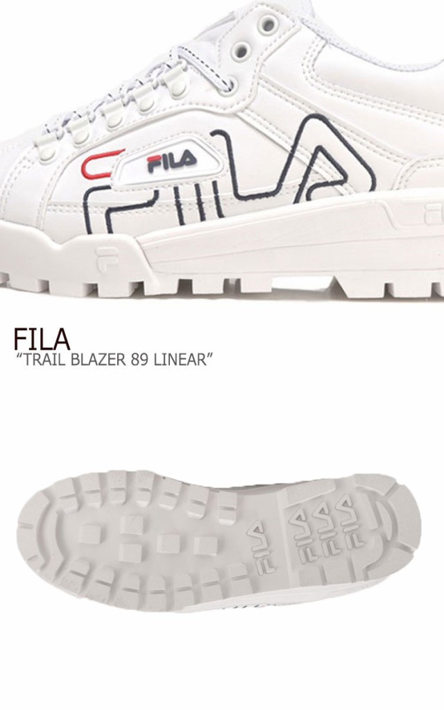 高品質正規品 フィラ ブレザー89 リニア― WHITE ホワイト FS1HTB1145X シューズの通販はau PAY マーケット - DRESCCO|商品ロットナンバー:496937151 スニーカー FILA メンズ レディース TRAIL BLAZER 89 LINEAR トレイル 超歓迎格安