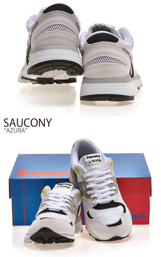 得価大人気 サッカニー WHITE GRAY ホワイト グレー S60437-17 シューズの通販はau PAY マーケット - nuna|商品ロットナンバー:397790384 スニーカー SAUCONY メンズ レディース AZURA アズーラ 通販豊富な
