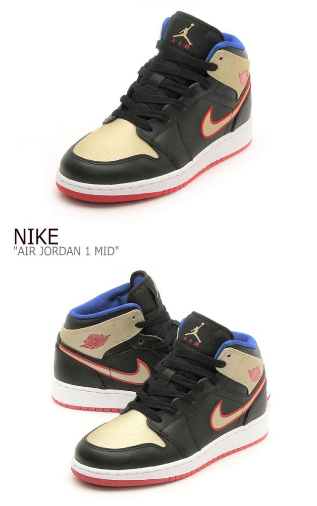 お洒落無限大 ナイキ エアジョーダン スニーカー Nike レディース Air Jordan 1 Mid エアジョーダン1 ミッド ブラック ゴールド 013 シューズ 最新コレックション Ultragreencoffee1 Com