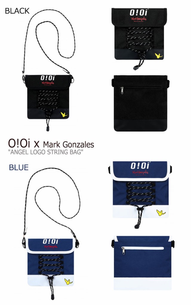 しては卍 オアイオアイ X Mark Gonzales Angel Logo String Bag ストリングバッグ Oixmg 23 4 バッグの通販はau Pay マーケット Drescco 商品ロットナンバー X マークゴンザレス クロスバッグ O Oi きなどがあ