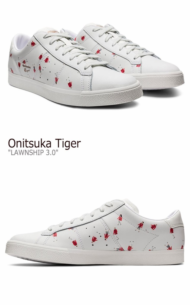 オニツカタイガー スニーカー Onitsuka Tiger レディース LAWNSHIP 3.0 ローンシップ 3.0 COOL MIST  クールミスト 1183A728-100 シューズ｜au PAY マーケット