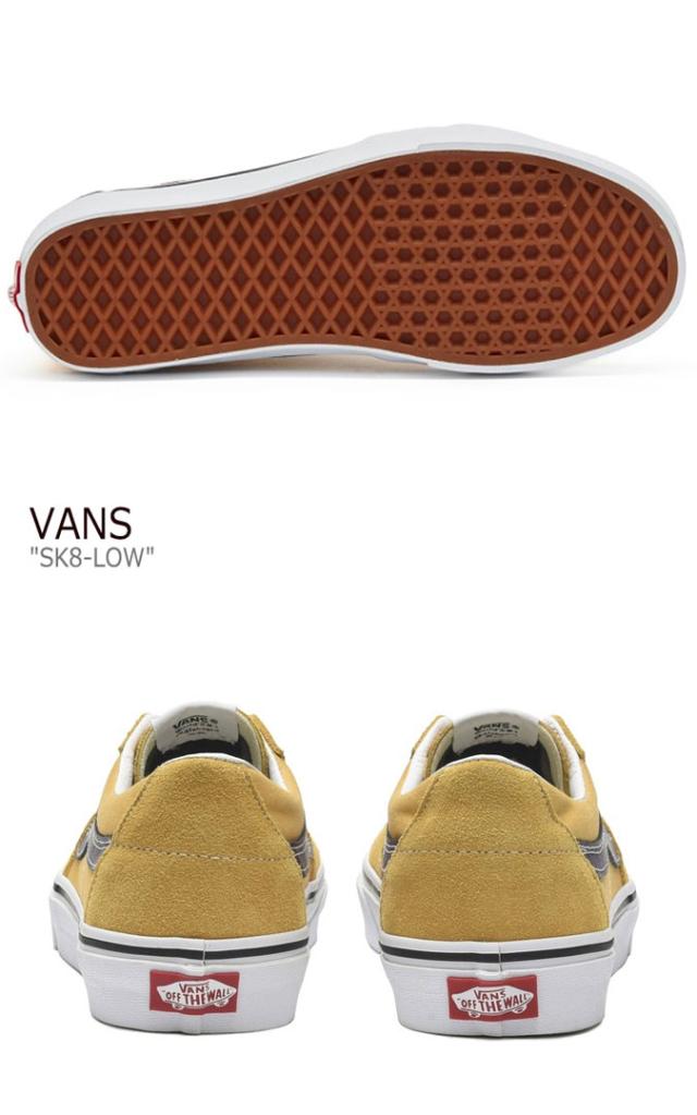 ロットナン バンズ スケートロウ スニーカー Vans メンズ レディース Sk8 Low スケート ロウ Yellow Vn0a4uuk24k シューズの
