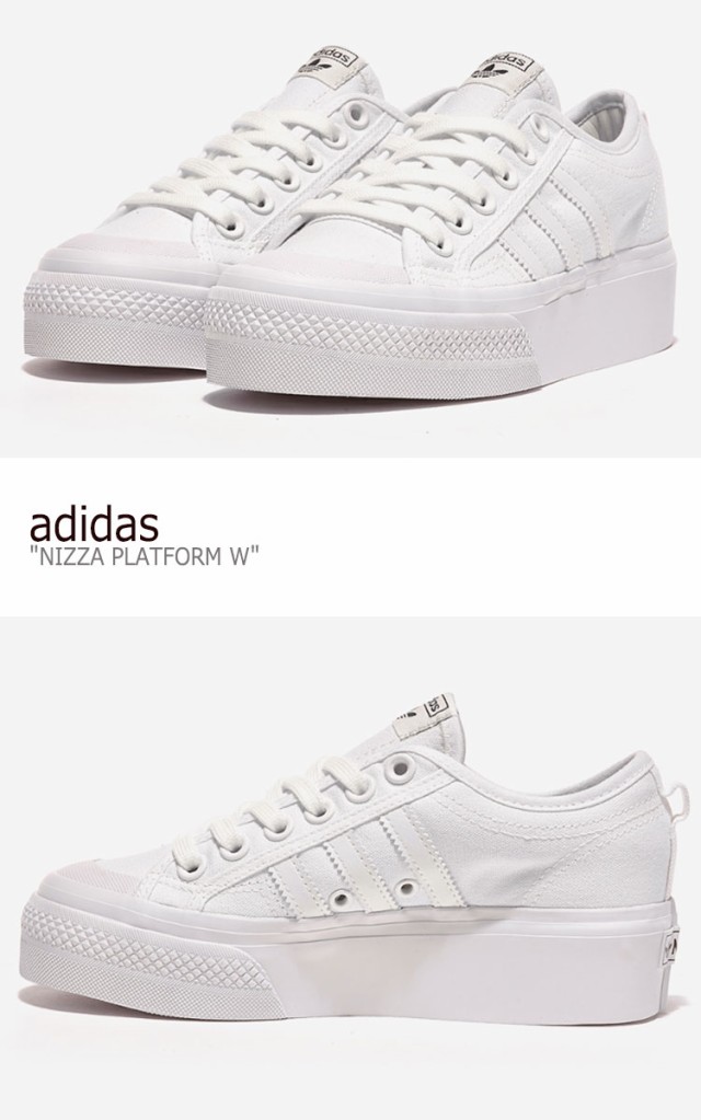 新品得価 アディダス スニーカー adidas レディース NIZZA PLATFORM ニッツァ プラットフォーム WHITE ホワイト  FV5322 シューズの通販はau PAY マーケット nuna｜商品ロットナンバー：461167709