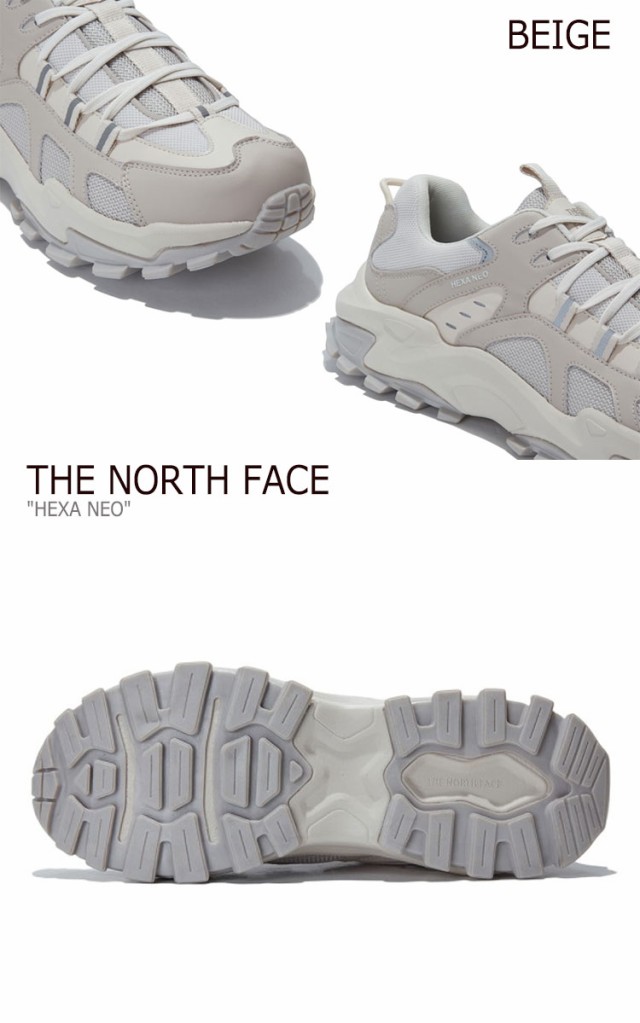 通販大特価 ノースフェイス WHITE BLACK BEIGE ベージュ NS93L80A/B/C シューズの通販はau PAY マーケット - DRESCCO|商品ロットナンバー:496940062 スニーカー THE NORTH FACE HEXA NEO ヘキサ ネオ お得超歓迎