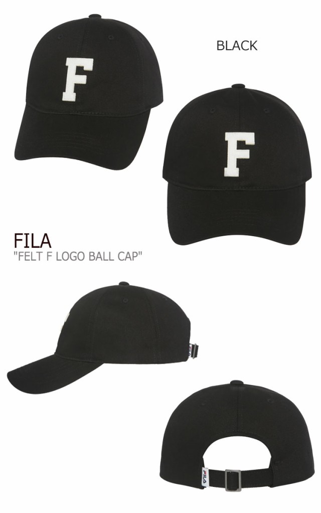 即納特典付き フィラ キャップ Fila Felt F Logo Ball Cap フェルト Fロゴ ボールキャップ Black ブラック Cream クリーム Rust Fs3cpc6356x Acc 国内正規品 Centrodeladultomayor Com Uy