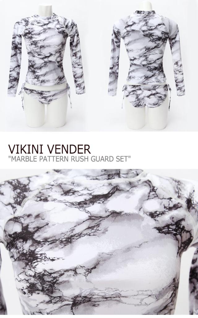 想像を超えての ビキニベンダー 水着 Vikini Vender Marble Pattern Rush Guard Set マーブル パターン ラッシュガード セット 長袖 ウェア 注目の Arazpardazesh Com