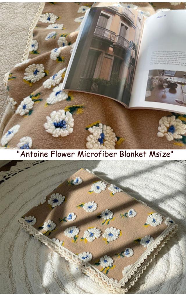 人気トレンド ペーパーガーデン ブランケット Paper Garden Antoine Flower Microfiber Blanket Msize 韓国雑貨 おしゃれ Acc ランキング受賞