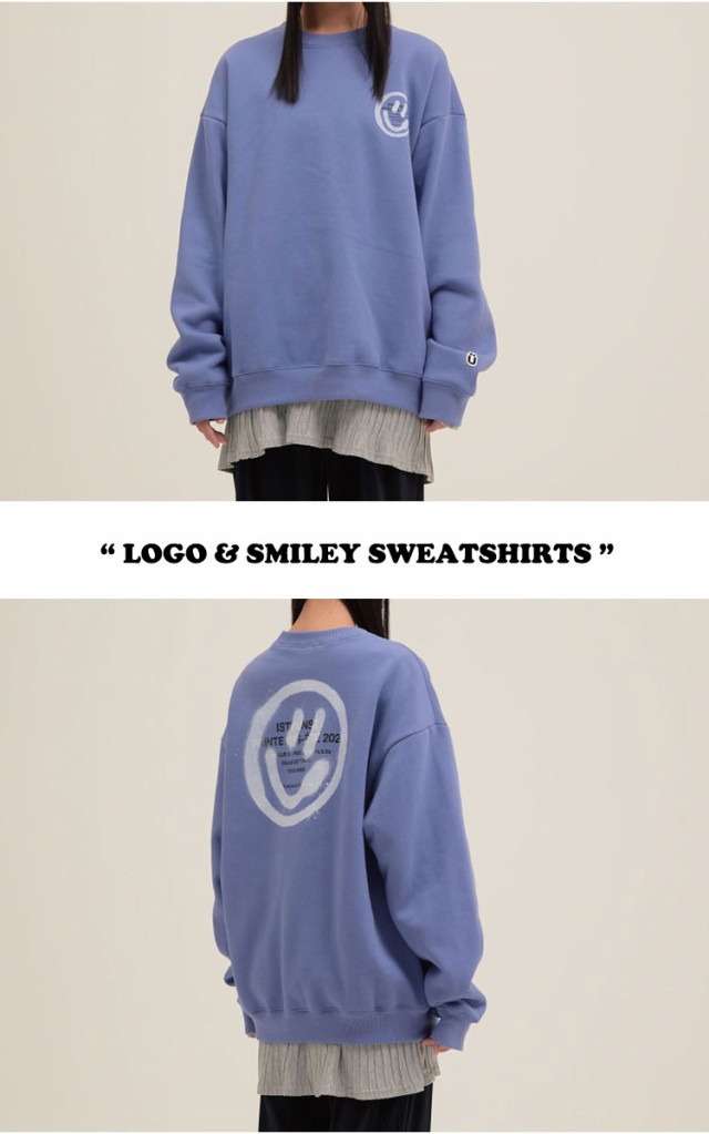 イスト クンスト トレーナー IST KUNST LOGO & SMILEY SWEATSHIRTS