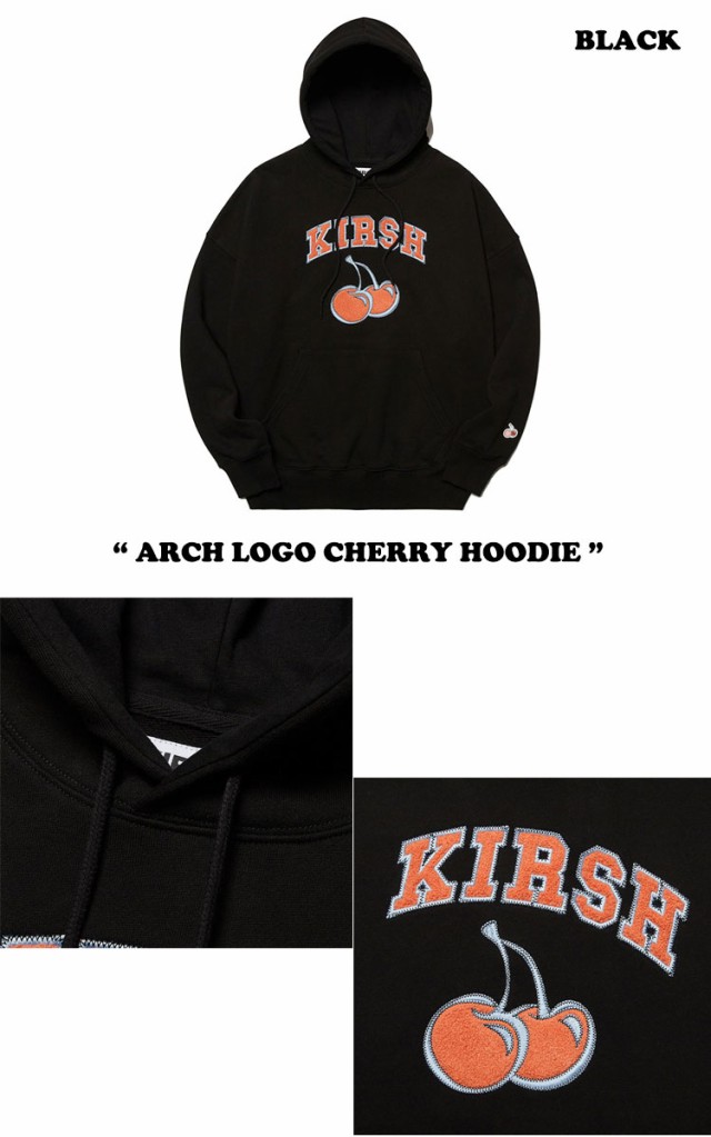 キルシー パーカ KIRSH 正規販売店 ARCH LOGO CHERRY HOODIE アーチ