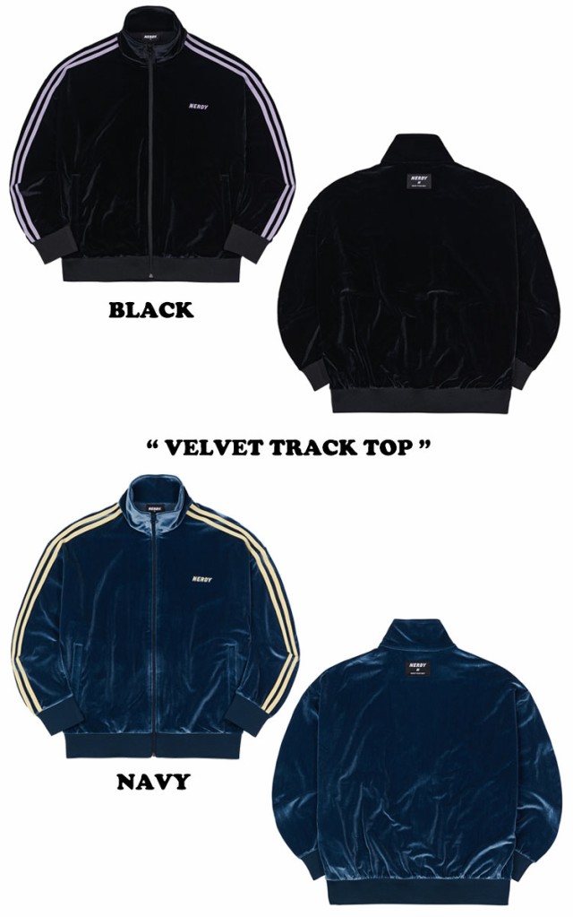 ノルディ ジップアップ NERDY ノルディー VELVET TRACK TOP ベルベット