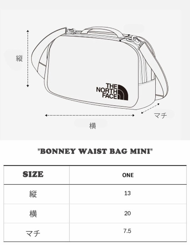 ノースフェイス ウエストポーチ THE NORTH FACE BONNEY WAIST BAG MINI