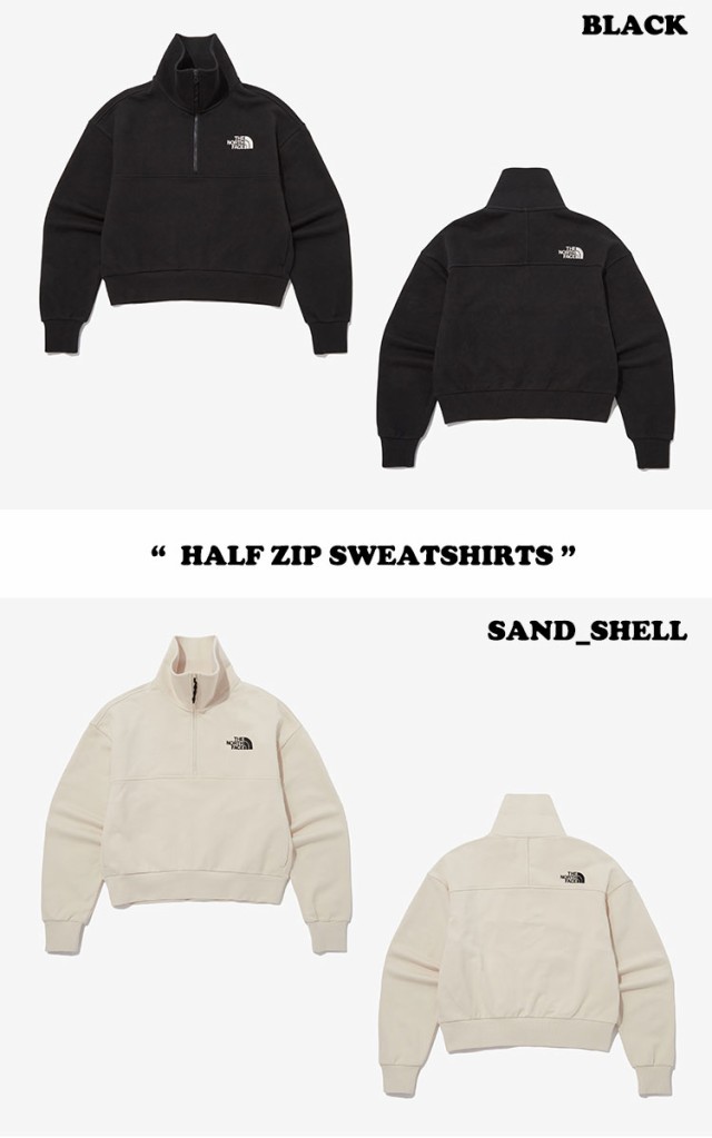 ノースフェイス 韓国 トレーナー THE NORTH FACE HALF ZIP SWEATSHIRTS