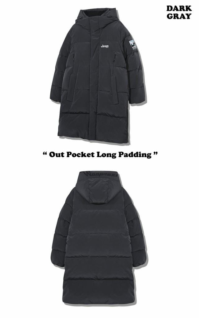 ジープ ダウン Jeep Out Pocket Long Padding アウト ポケット ロング