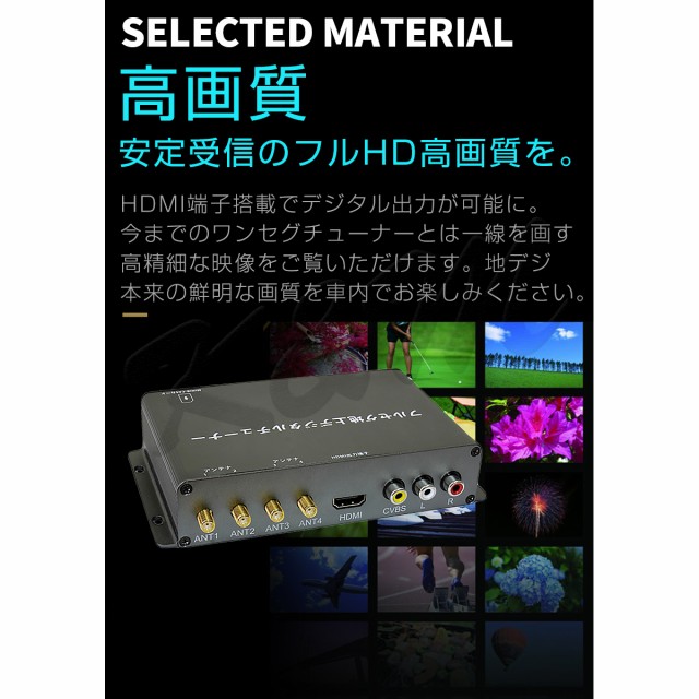 SALE定番 NISSAN パルサー 地デジチューナー カーナビ ワンセグ フルセグ HDMI 4x4 高性能 4チューナー 4アンテナ miniB-CASカード付き 1年保証の通販はau PAY マーケット - KMサービス|商品ロットナンバー 最安値在庫