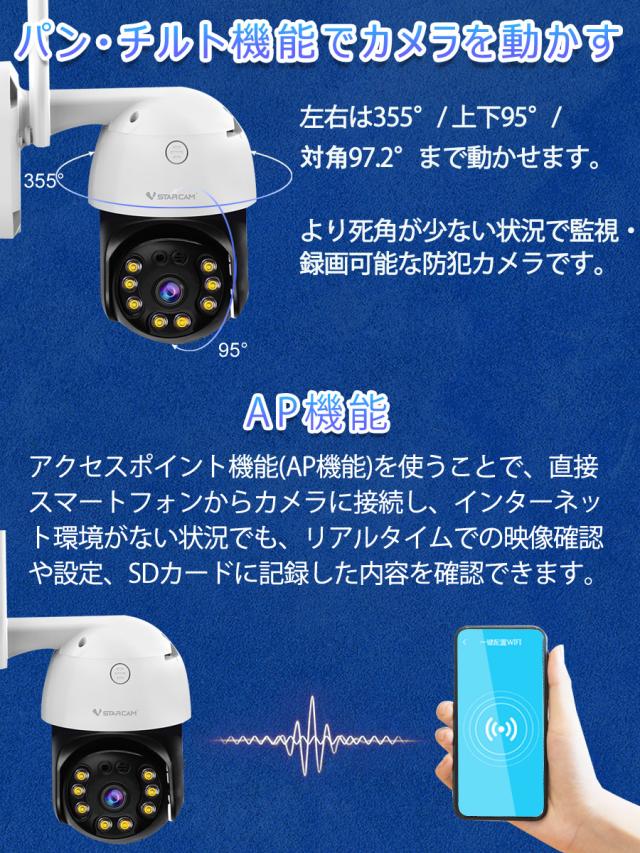 wifi対応の防犯カメラ