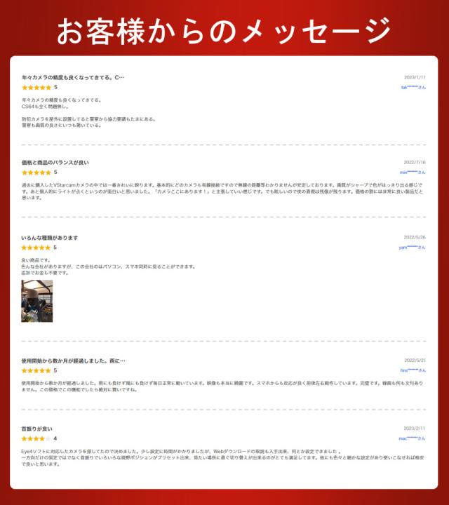 wifi対応の防犯カメラ