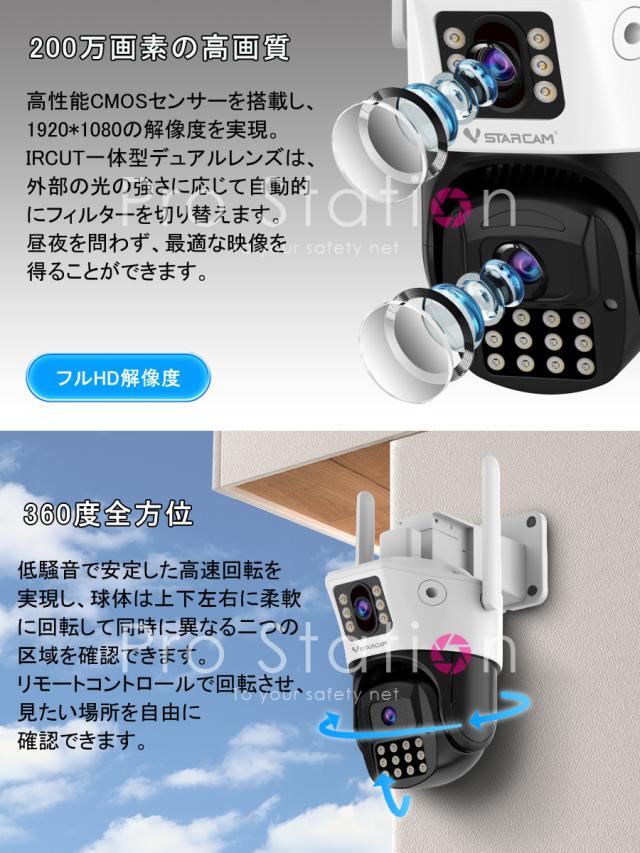 wifi対応の防犯カメラ