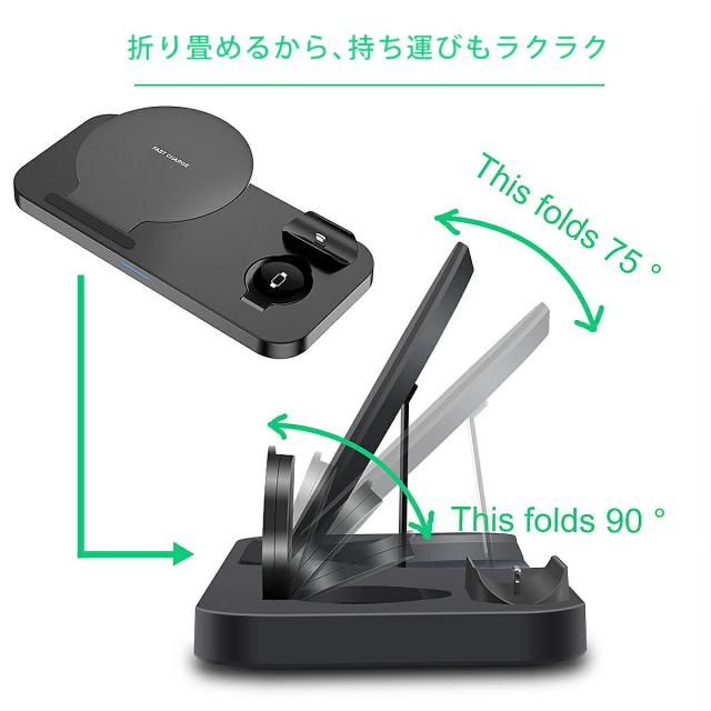 Qiワイヤレス充電スタンド