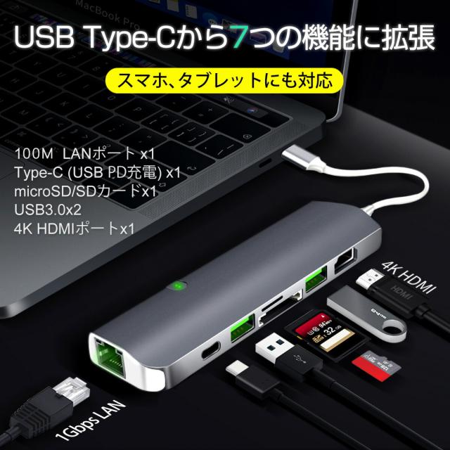 USBハブ Type-C