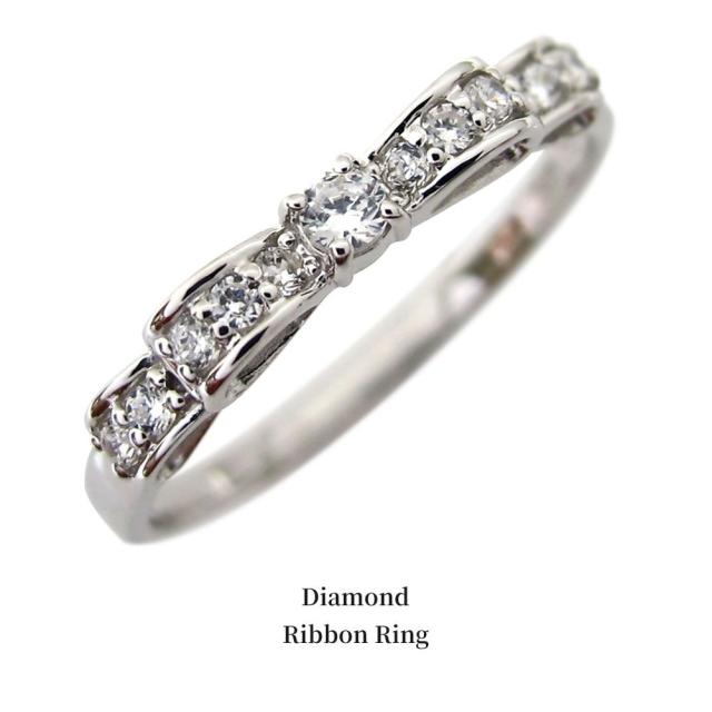 リボン モチーフ リング