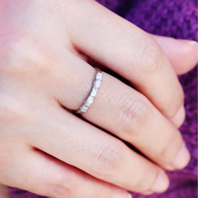 人気 リボン リング