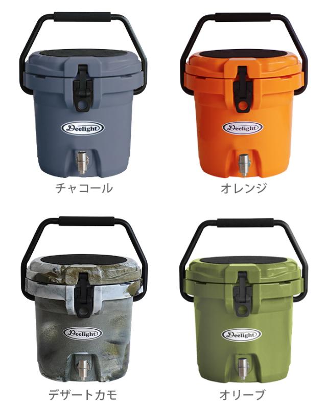 【12時迄のご注文は当日発送★送料無料】アイスバケット 2.5 gallon 9.34L Deelight Ice Bucket レバー式蛇口  [クーラーボックス ウォータージャグ 大型 大容量 保冷力 釣り おしゃれ レジャー アウトドア キャンプ 給水タンク お花見 海 部活 海 プール キャンプ用品 椅子]