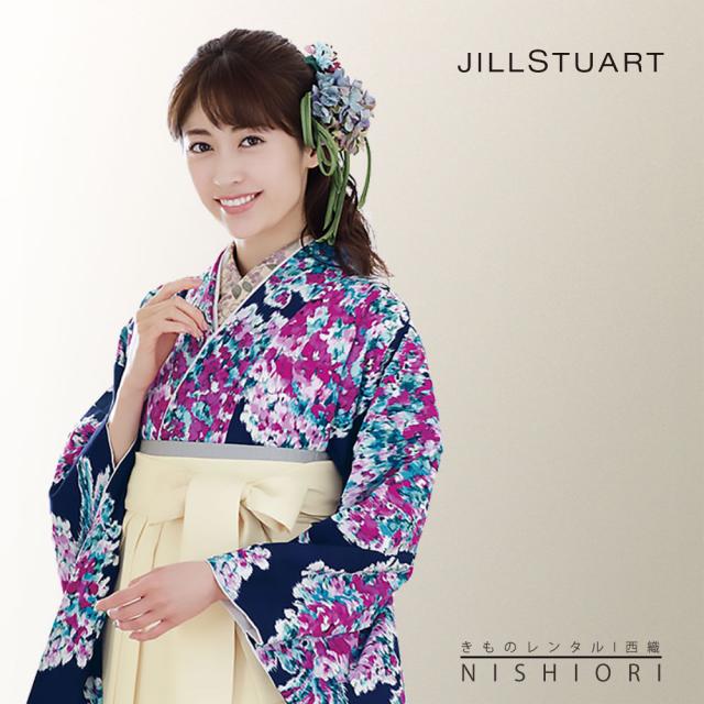 JILLSTUART ジルスチュアート 二尺袖 着物 袴 レンタル 貸衣装 Mサイズ 小学生 対応可 黒 クリーム ブーツ選択可 JILLSTUART ジルスチュアート 二尺袖 着物 袴 レンタル 貸衣装 Mサイズ