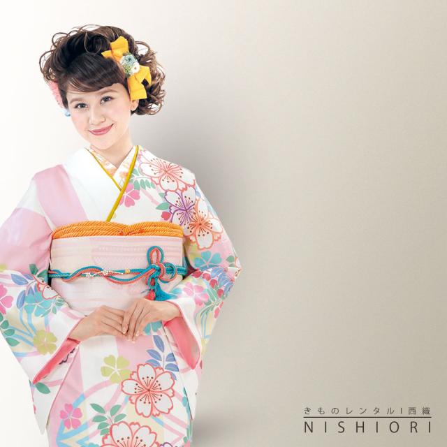 訪問着 レンタル 着物 貸衣装 フルセット HL アッシュエル ブランド ピンク No.0033 訪問着 レンタル 着物 貸衣装 フルセット HL アッシュエル ブランド