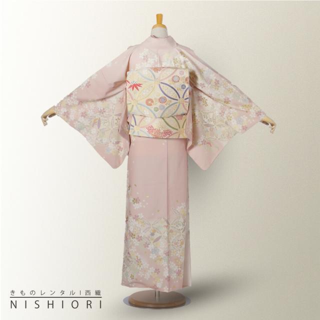 訪問着 レンタル 着物 貸衣装 フルセット JAPAN STYLE ブランド 薄