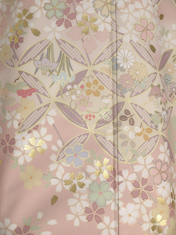 訪問着 レンタル 着物 貸衣装 フルセット JAPAN STYLE ブランド 薄ピンク 上品 No.0229 訪問着 レンタル 着物 貸衣装 フルセット JAPAN STYLE ブランド 薄