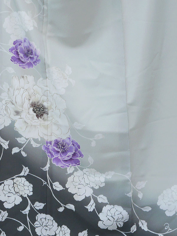 訪問着 レンタル 着物 貸衣装 フルセット JAPAN STYLE ブランド グレー