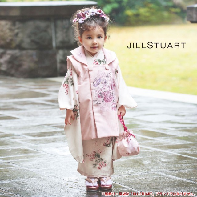 JILLSTUART 七五三レンタル 女の子 3歳 着物 被布 753着物 フルセット