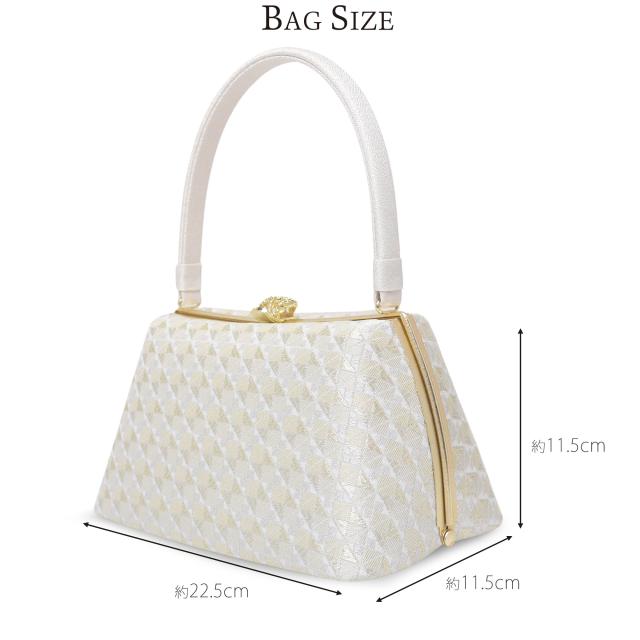 白梅謹製 ブランド 草履 バッグ セット フォーマル 礼装用 3枚芯 選べる2色 シルバー ゴールド 金銀 オーロラ生地 ウロコ フリーサイズ やや大きめ Lサイズ 24.5cm【訪問着 留袖 結婚式 卒業式 入学式 付下げ おしゃれ着】レディース バック 草履バッグ 日本製