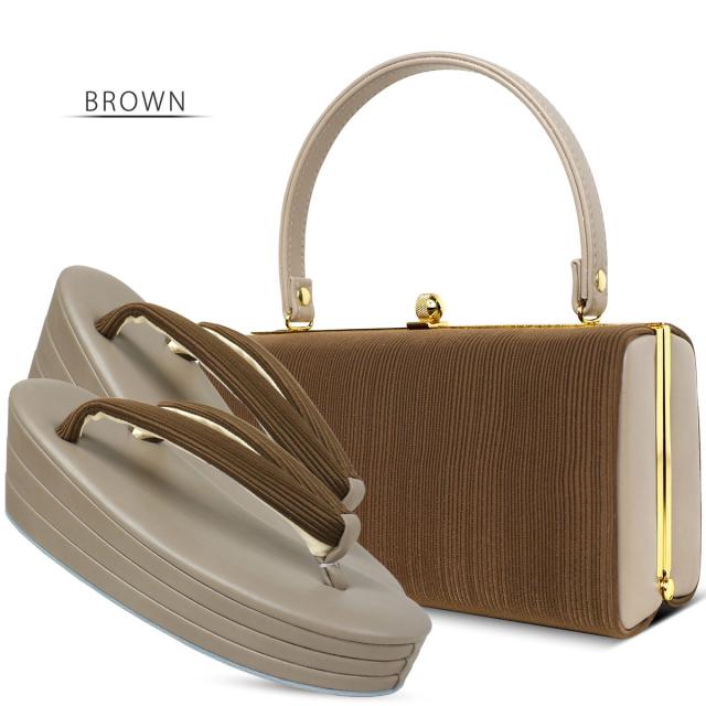 レース×モダン 振袖向き 草履バッグ 2点セット エレガントな唐草デザイン 5.5cmヒール 選べる4色 フリーサイズ 23.5cm 痛くない鼻緒