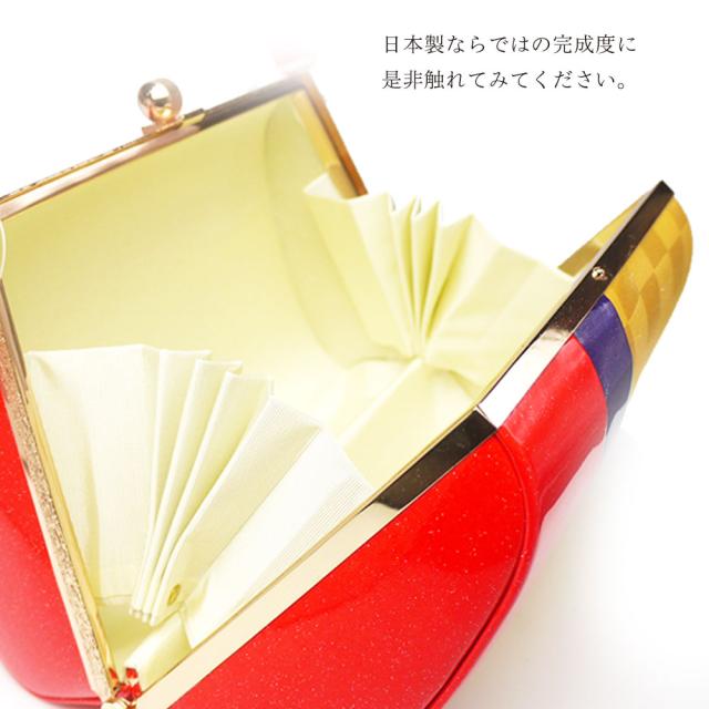 草履バッグセット 振袖用 草履 レディース サテン×エナメル 24.5cm フリーサイズ オリジナル商品【成人式 結婚式 前撮り】【黒 赤 オレンジ ブルー 水色 黄色 イエロー】 日本製 二枚芯 京都老舗メーカー