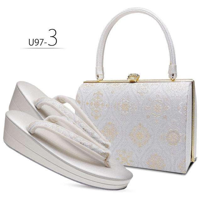 白梅 ブランド 帯地 フォーマル 草履バッグセット 礼装向き 選べる 4タイプ Mサイズ Lサイズ 23cm〜24.5cm 訪問着 留袖 色無地等